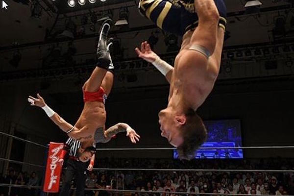 Will Ospreay vs. Ricochet - NJPW BOSJ 2016 (News.com.au)