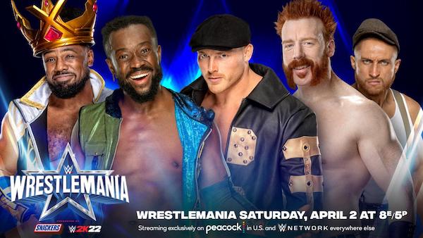 The New Day faces Sheamus and Ridge Holland at WrestleMania 38