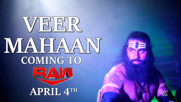 Veer Mahaan has officially made his WWE Monday Night Raw debut