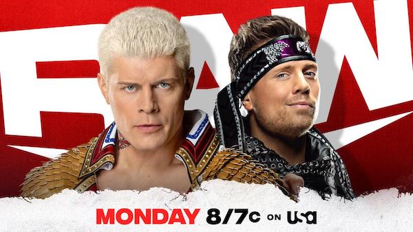 Cody Rhodes vs. The Miz set for Monday Night Raw