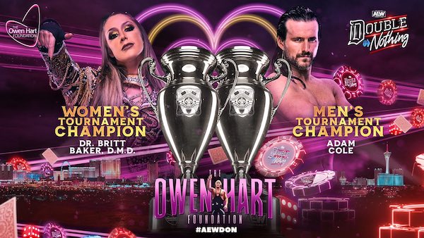 Adam Cole and Britt Baker win Owen Hart Tournament