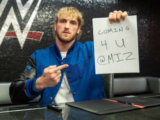 Logan Paul appears at WWE Elimination Chamber 2023
