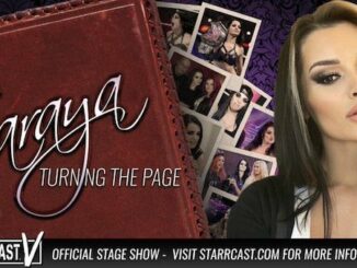 Paige appearing at Starrcast