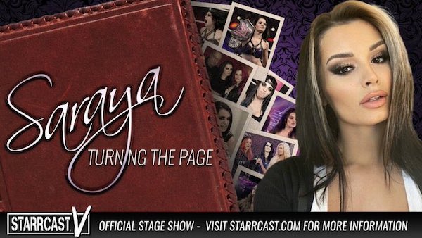 Paige appearing at Starrcast