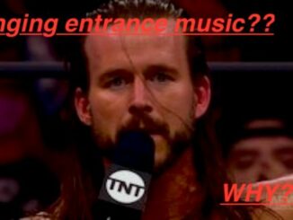 A rant on pro wrestlers singing on the way to the ring