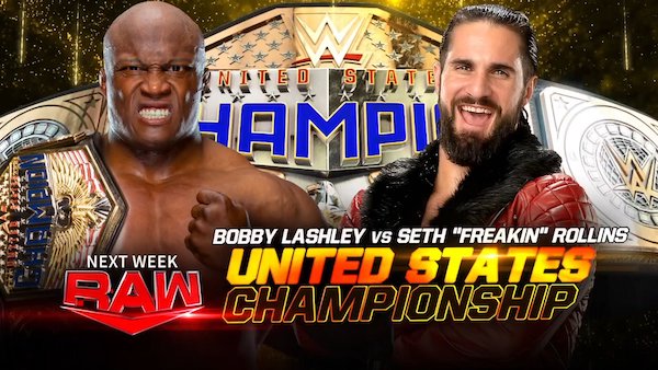 WWE announces US title match for next week