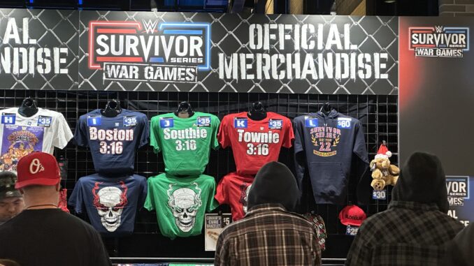 Survivor Series Boston Merchandise