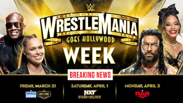 WWE WrestleMania 39 Officially Set To Be Held Across Two Nights In April  2023