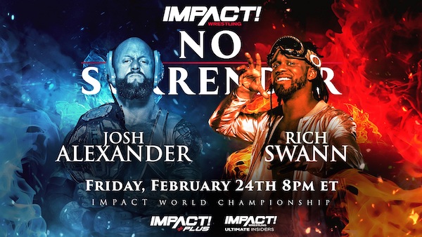 Impact Wrestling No Surrender PPV Match Card