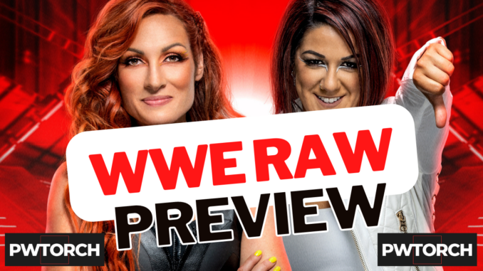 WWE Raw Preview (2/6): Becky Lynch Vs. Bayley Steel Cage Match, Elimination  Chamber Qualifying Matches