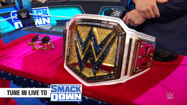 VideoScreenshot--WWEWWETwitter-0’15” New women's championship revealed on Smackdown