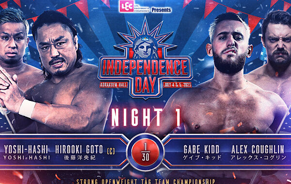 BIshamon vs. War Dogs NJPW Strong ID PPV Night 1