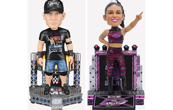 Cena and Balair bobblehads FOCO 2023