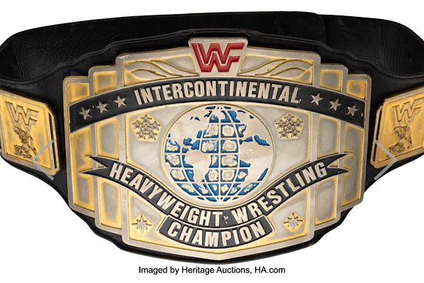 Backstage Update: EXCLUSIVE: Tony Giese of Heritage Auctions says Conrad Thompson’s IC Championship belt tied to Steamboat vs. Savage WM III match could break record this weekend
